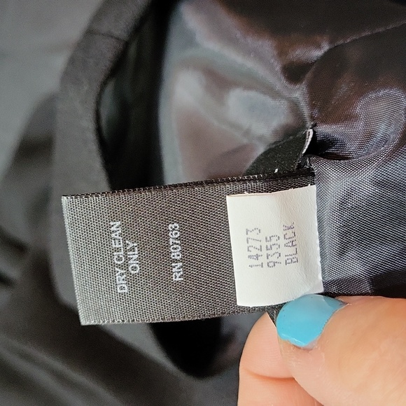 Moda International Classic Little Black Dress with Slit - Picture 10 of 10